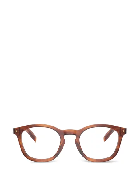 Слънчеви очила Prada Eyewear с автограф кафяво