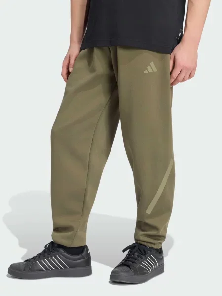 Повседневные брюки Adidas зеленые