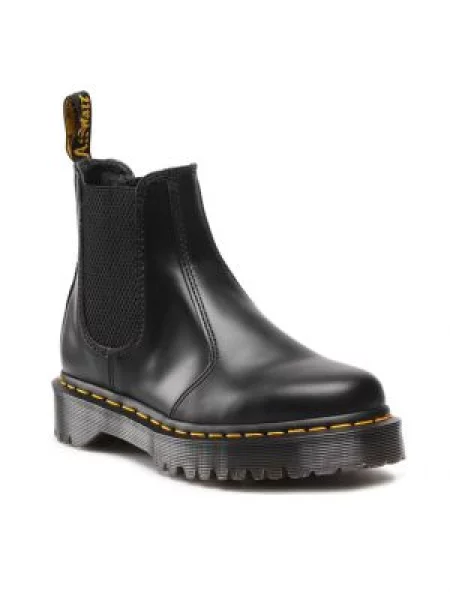 Μποτάκια με λάστιχο Dr. Martens μαύρο