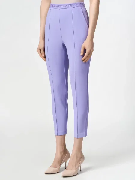 Брюки Elisabetta Franchi фиолетовые