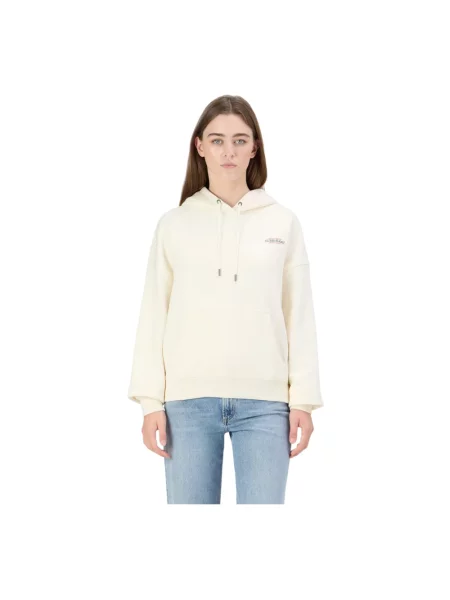 Bluza z kapturem Guess z kapturem beżowa