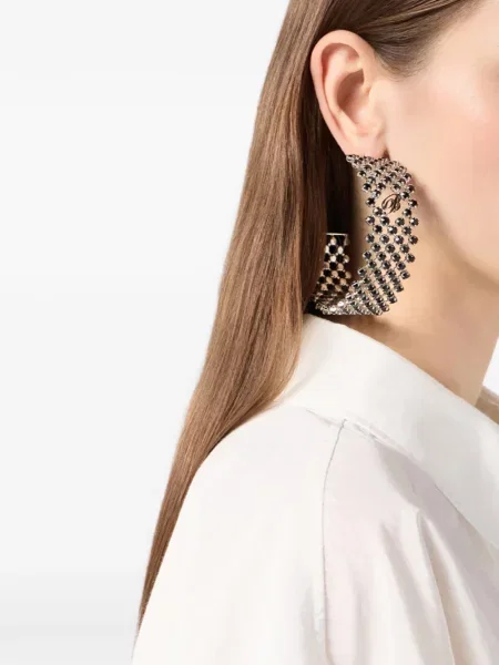 Cercei Blumarine argintiu