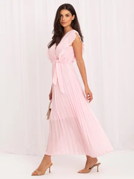 Rochie Rue Paris fără mâneci evazată alb