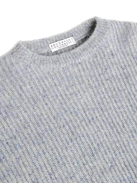 Sweter dziecięcy Brunello Cucinelli szary