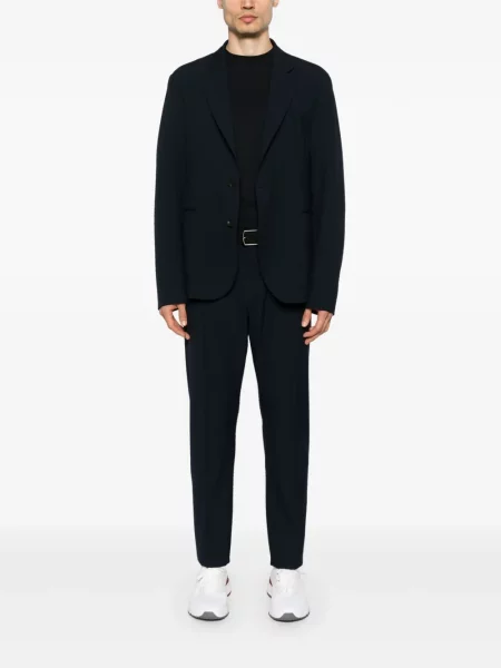 Pantaloni Emporio Armani albastru