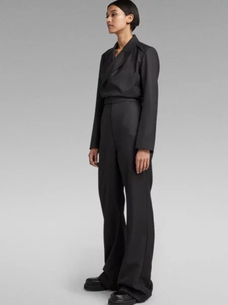 Вовняний комбінезон G-star Raw чорний