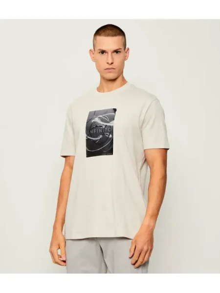 Armani Exchange Tricou bej