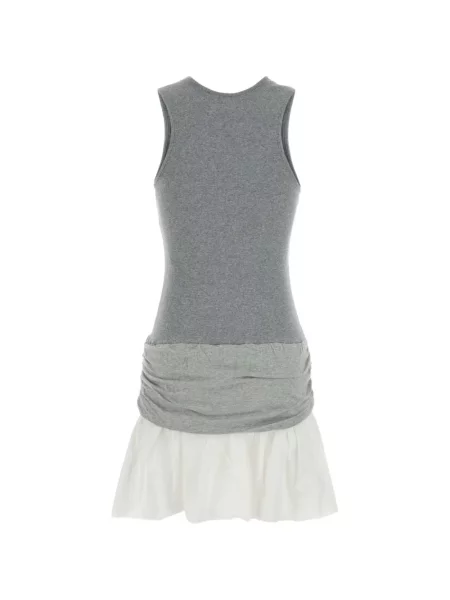 Rochie mini Gimaguas cu volane gri