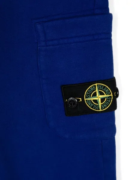 Spodnie dziecięce Stone Island niebieskie