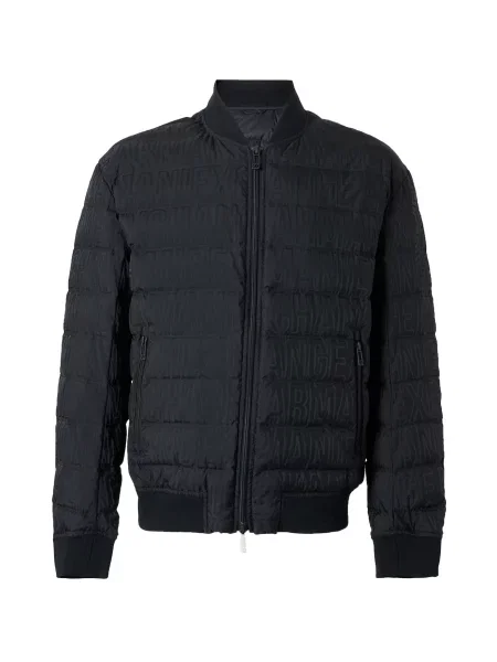 ARMANI EXCHANGE Geacă de primăvară-toamnă gri deschis negru