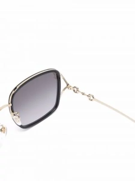 Okulary kwadratowe Gucci Eyewear czarne