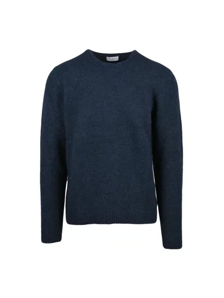 Sweter Ballantyne wełniany niebieski