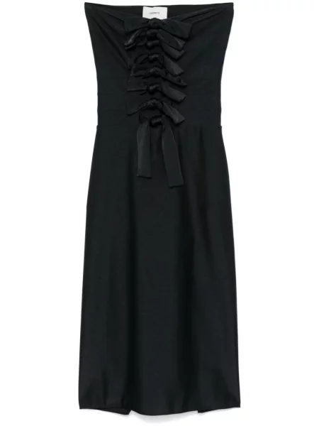 Rochie Coperni din jerseu de costum negru