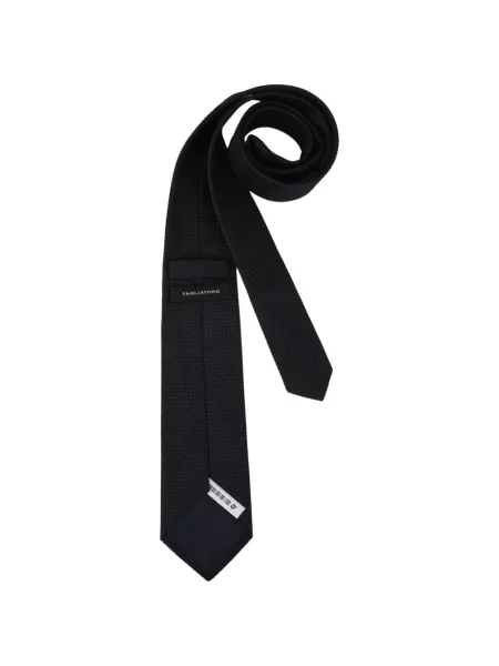 Cravată Tagliatore de mătase negru