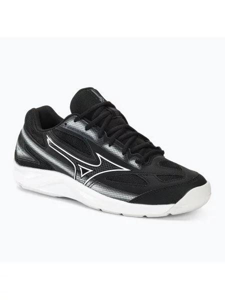 Buty do tenisa Mizuno Break Shot 4 CS black/white/harbor mist białe