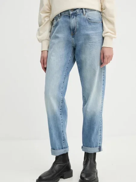 Jeansy boyfriendy G-star niebieskie