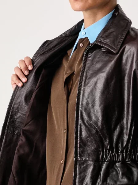 Кожаная куртка Weekend Max Mara