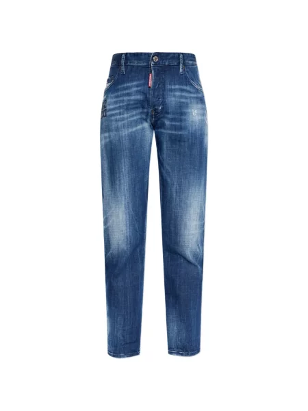 Blugi Dsquared2 zdrențuiți albastru