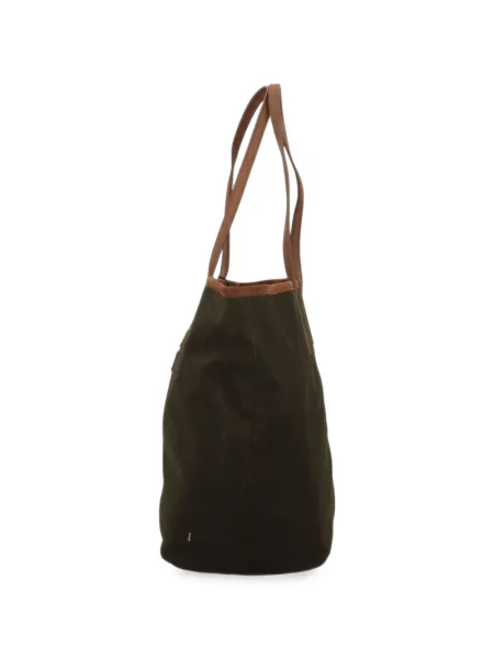 Aplikált shopper táska Mc2 Saint Barth barna