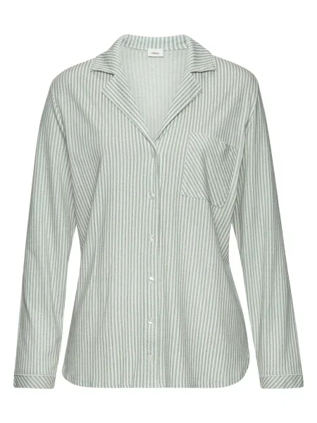 S.Oliver Bluză verde alb