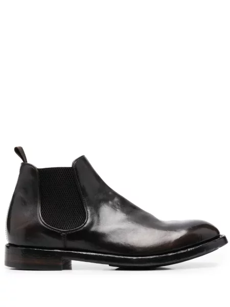 Botine Officine Creative din piele maro