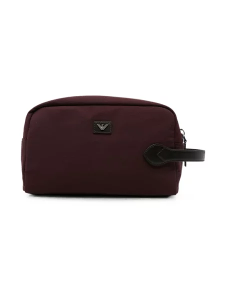 Torba Emporio Armani z logo brązowa