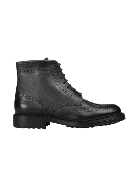 Buty do kostki Doucal's skórzane czarne