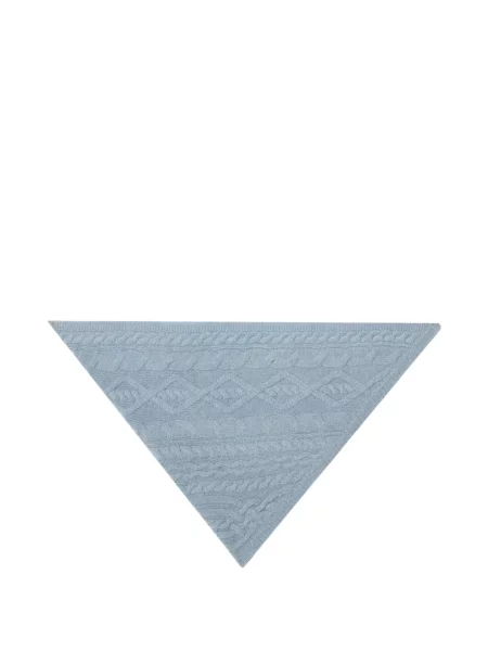 Fular Bompard tricotate albastru