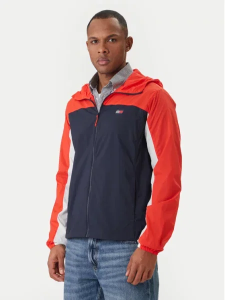 Tommy Jeans Prijelazna jakna Tamnoplava plava