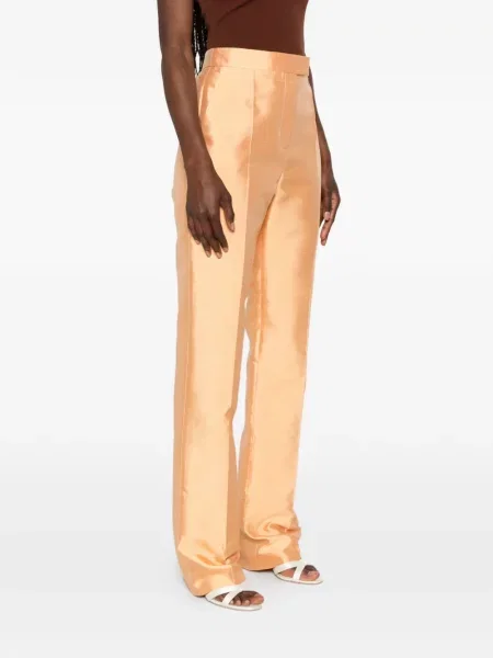 Pantaloni Valentino Garavani portocaliu