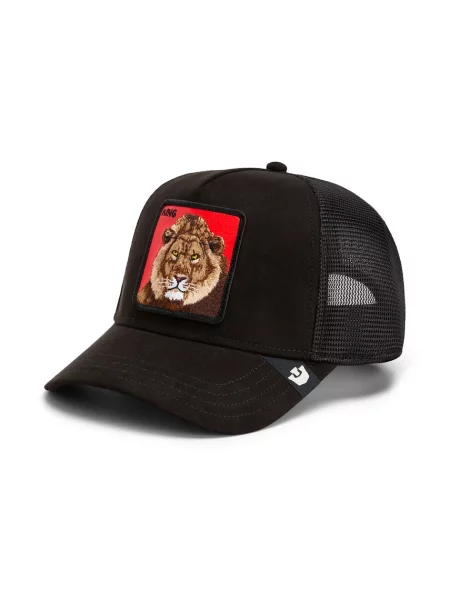 Goorin Bros czapka z daszkiem trucker Re Leone Rosso czarna