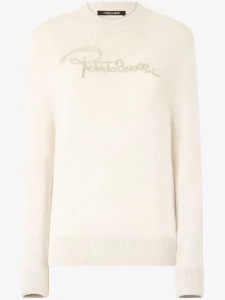 Pulover Roberto Cavalli cu broderie