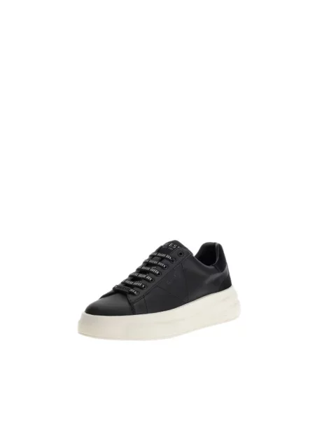 Sneakersy Guess skórzane czarne