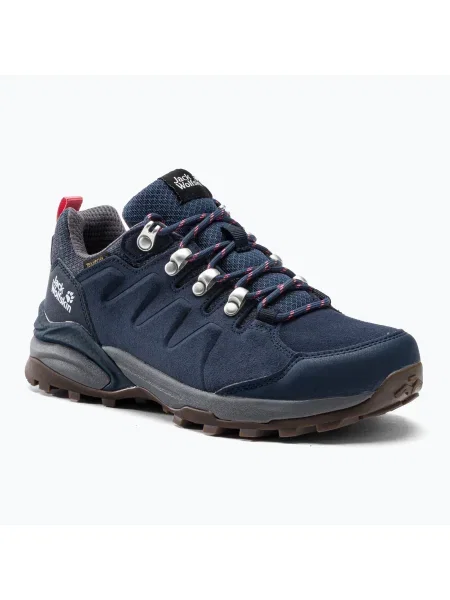 Jack Wolfskin cizme de trekking pentru femei Refugio Texapore Low marin albastru