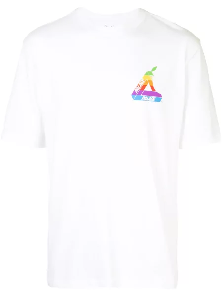 Tricou Palace cu imagine alb
