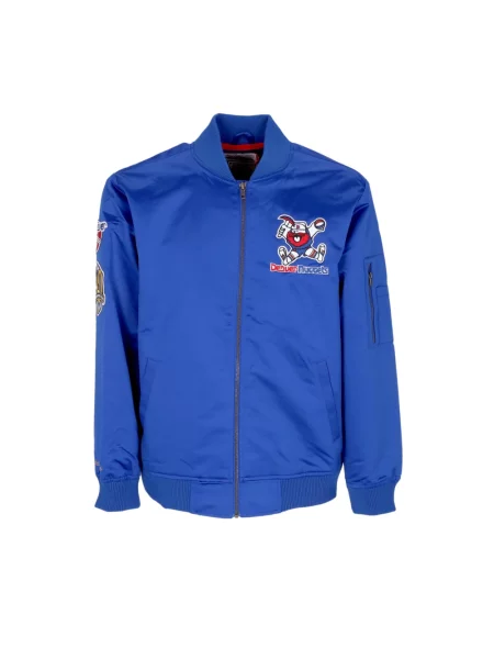 Kurtka bomber Mitchell & Ness niebieski