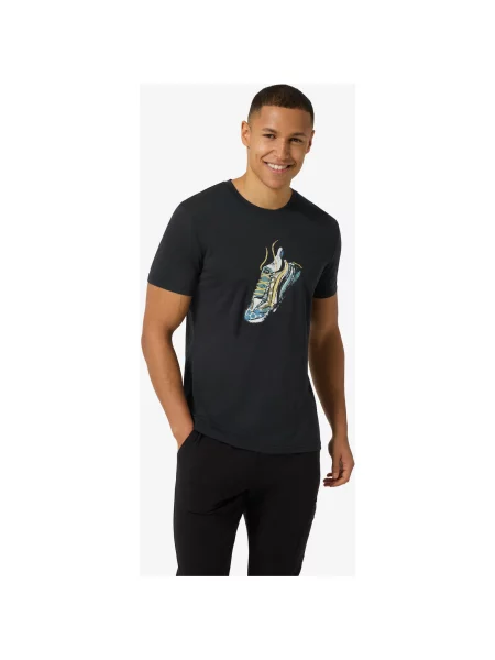 Koszulka SUPER.NATURAL M FLASHY SNEAKER TEE czarna