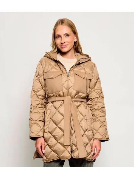 Weekend MaxMara Geacă de puf Wkdfidato cu adaos de lână bej