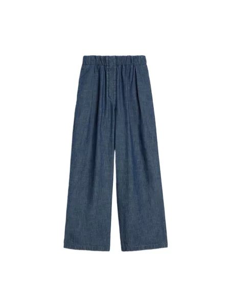 Spodnie Jil Sander niebieskie