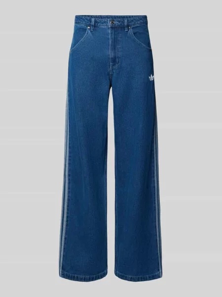 Spodnie adidas Firebird Adicolor Denim Pants Medium Blue Denim 28 niebieskie