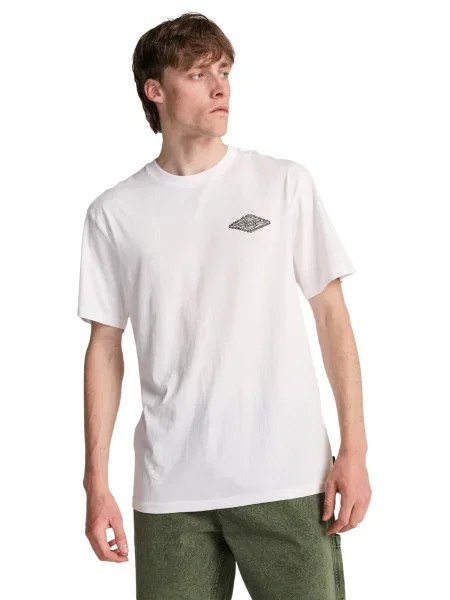 BILLABONG Tricou Crayon Wave turcoaz / portocaliu deschis / roșu pastel alb