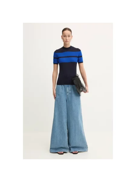 Sunnei sweter wełniany niebieski