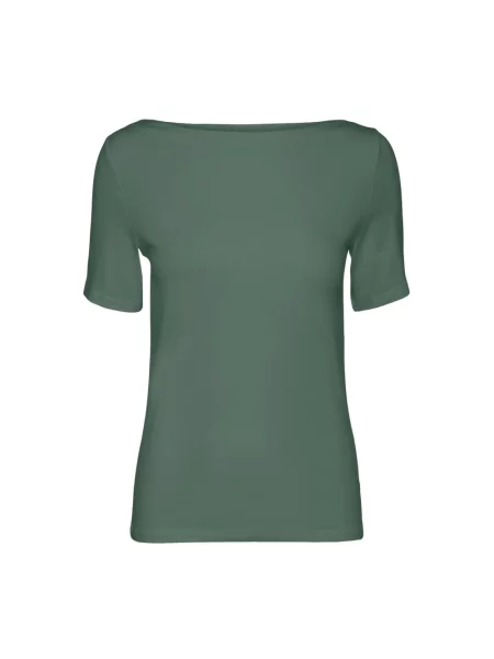 Koszulka Vero Moda z modalu zielona