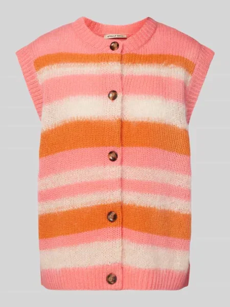 Kamizelka z mieszanki wełny Stella Nova pomarańczowa