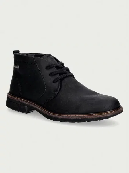 Ecco ghete pentru bărbați din nubuck Turn negru