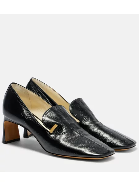 Kožne salonke Phoebe Philo crna