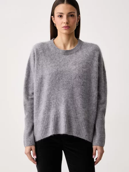 ViCOLO sweter wełniany szary