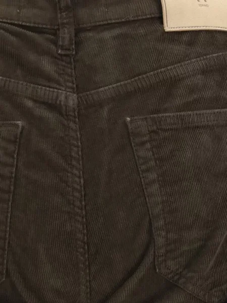 Pantaloni Pt Torino de catifea cord maro