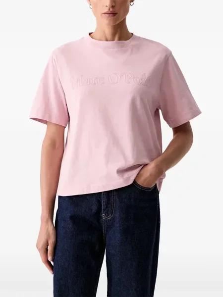 Tricou polo Marc O'polo cu autograf roz