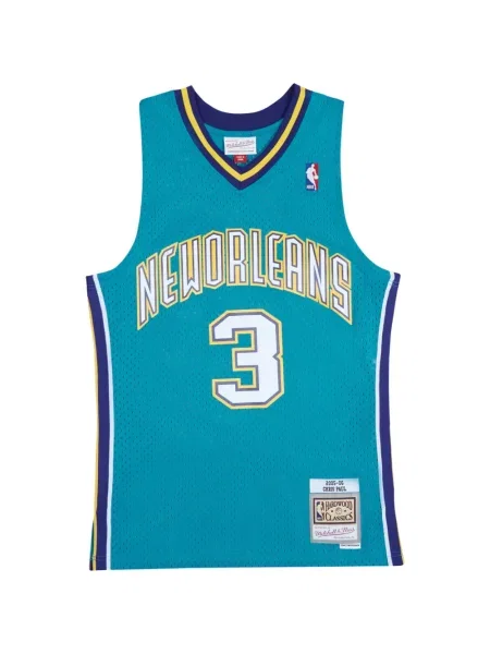 Koszula Mitchell & Ness z dżerseju niebieska